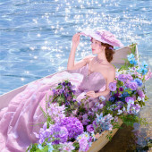 海东天镜阁-花船星河