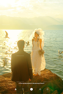 海东礁石-黄昏缱绻