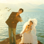 海东礁石-黄昏缱绻