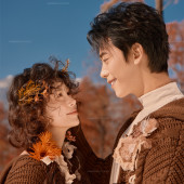 洱海海景-秋日红杉