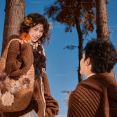 洱海海景-秋日红杉