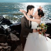 洱海礁石-午后波光