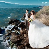 洱海礁石-午后波光