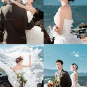 洱海礁石-午后波光