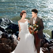 洱海礁石-午后波光