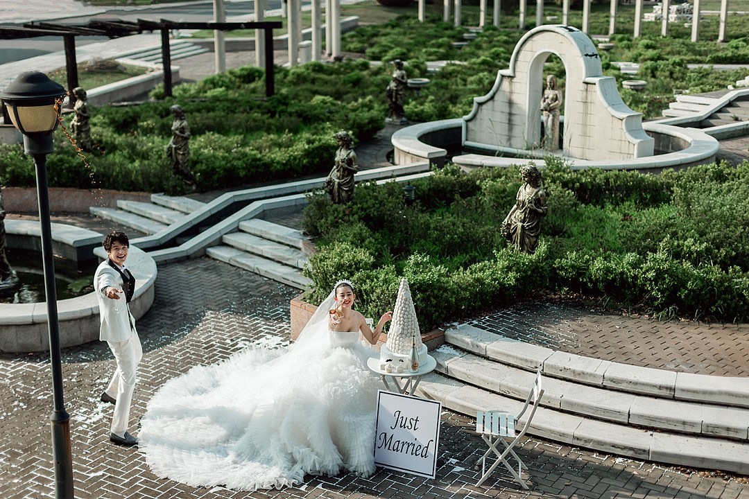 不出常州也能拍出高大上的婚纱照-奥地利美泉宫后花园穿越欧洲