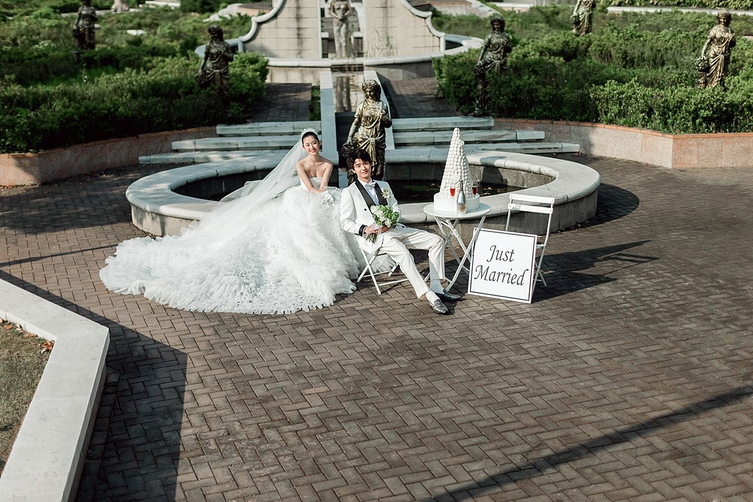 不出常州也能拍出高大上的婚纱照-奥地利美泉宫后花园穿越欧洲