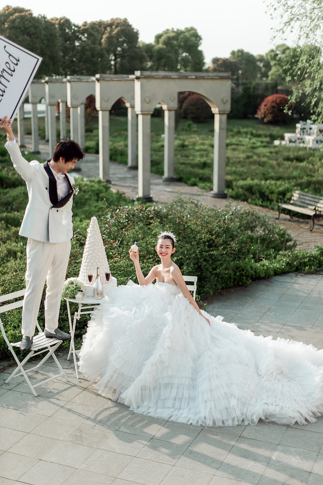 不出常州也能拍出高大上的婚纱照-奥地利美泉宫后花园穿越欧洲