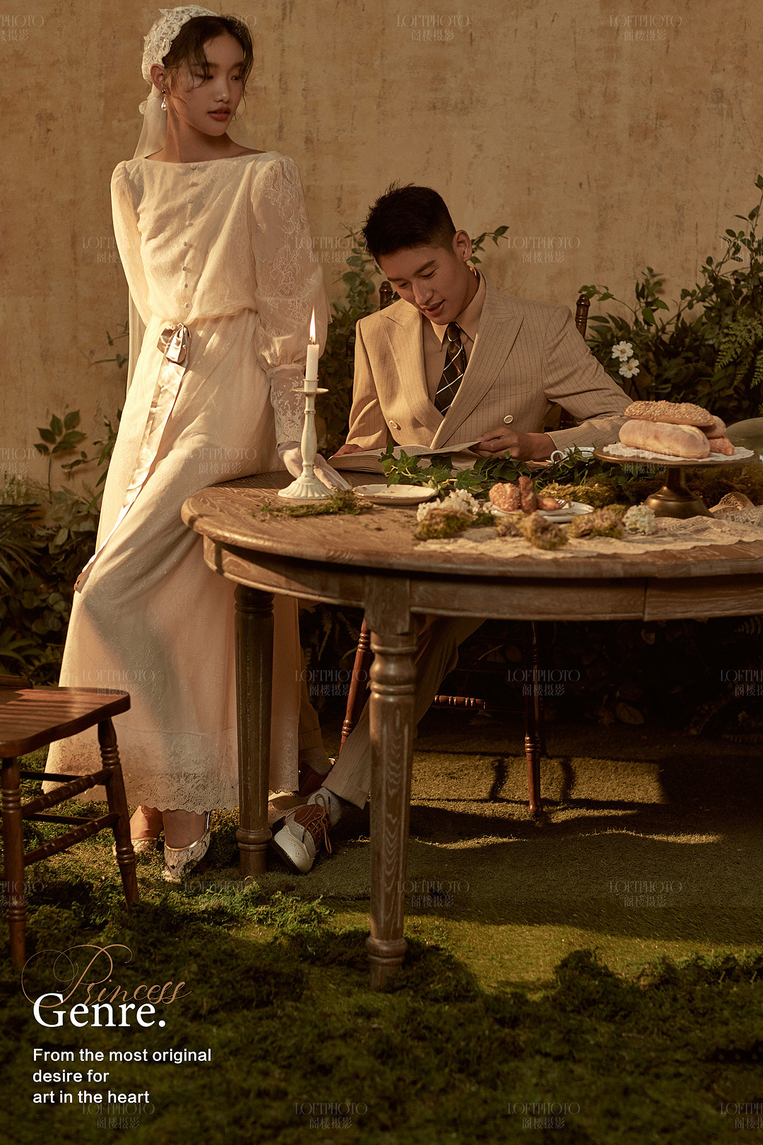 戴珍珠耳环的少女