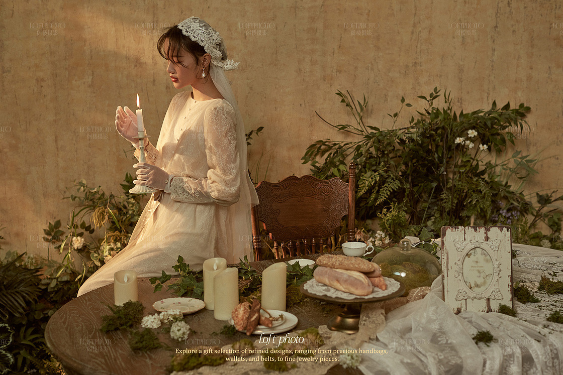 戴珍珠耳环的少女