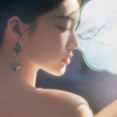 远山蓝雾