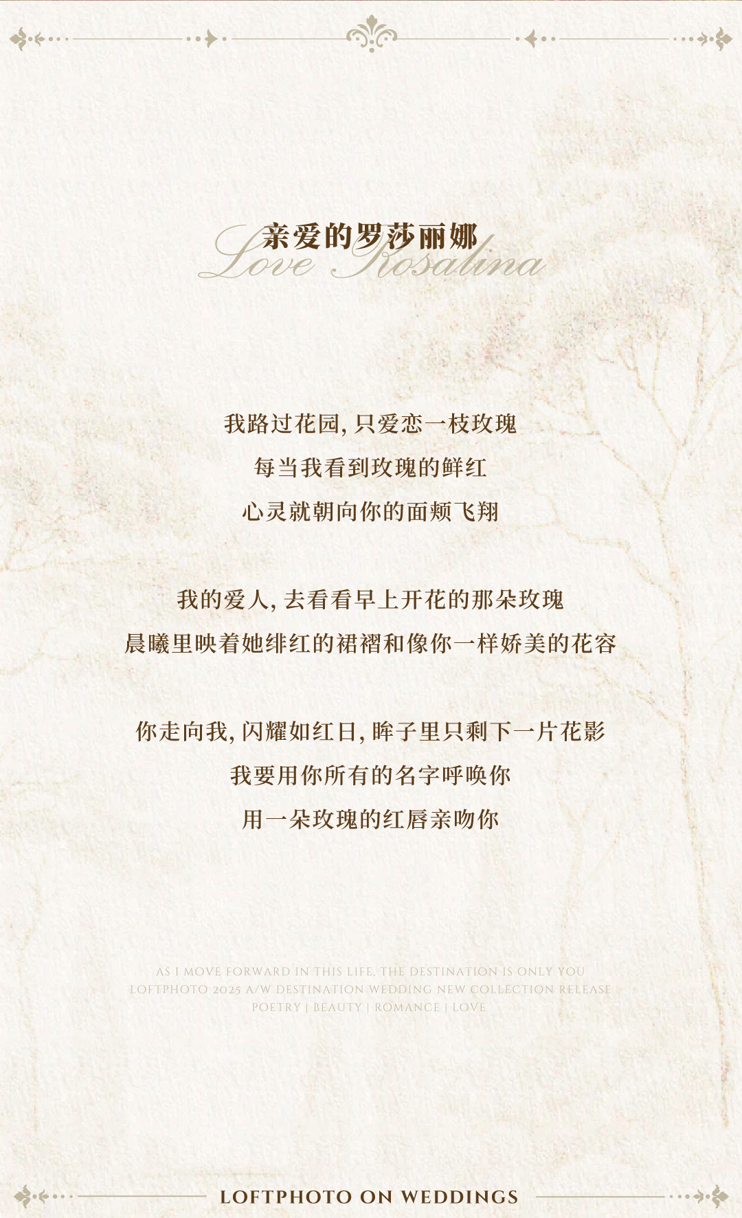 庄园目的地婚礼 | 爱的进行时