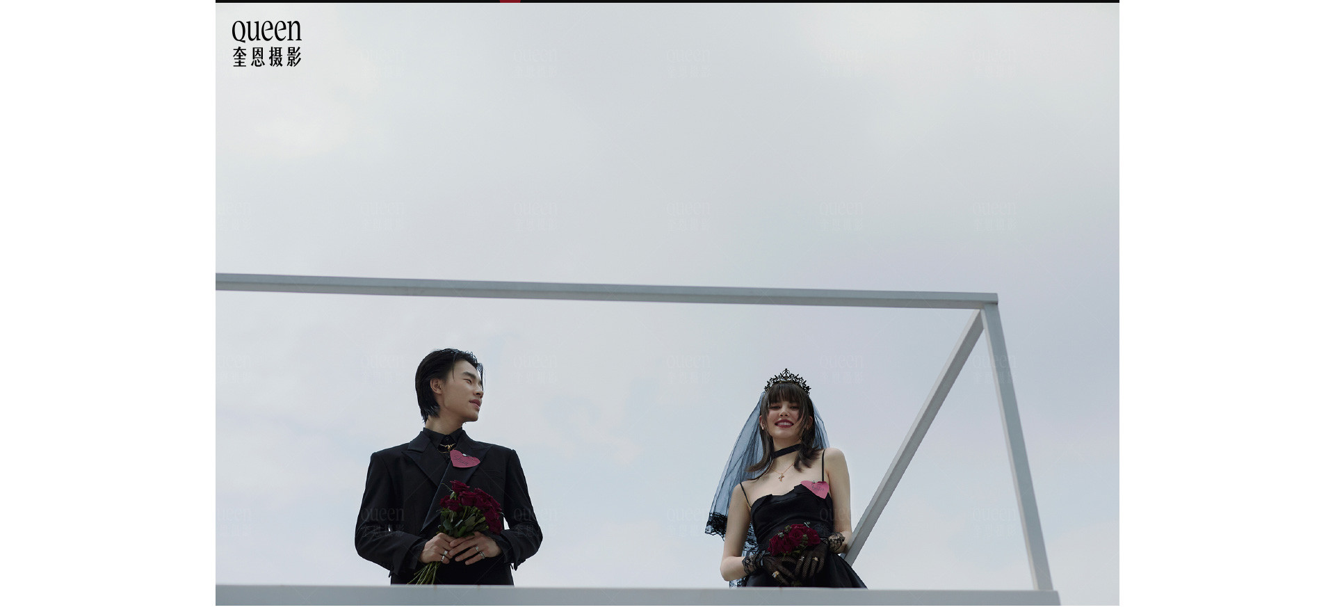 复古朋克 X ROCK新娘 |  2022  奎恩摄影 情人节浪漫企划