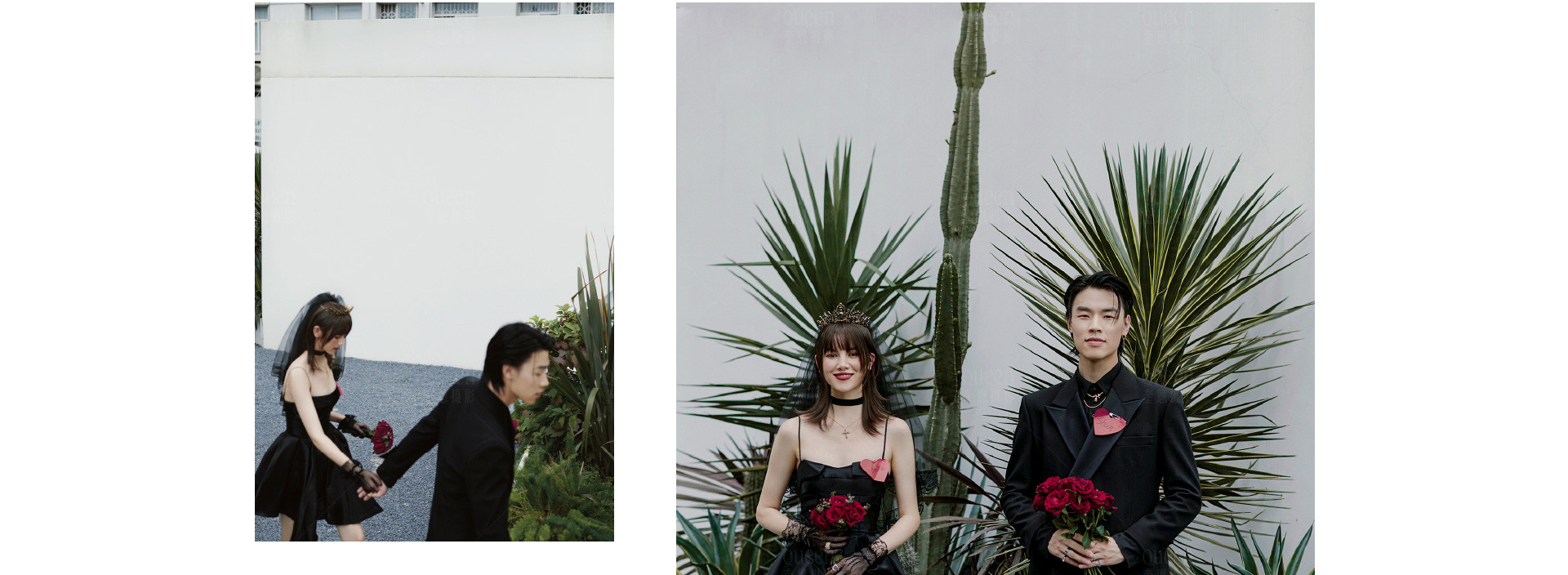 复古朋克 X ROCK新娘 |  2022  奎恩摄影 情人节浪漫企划