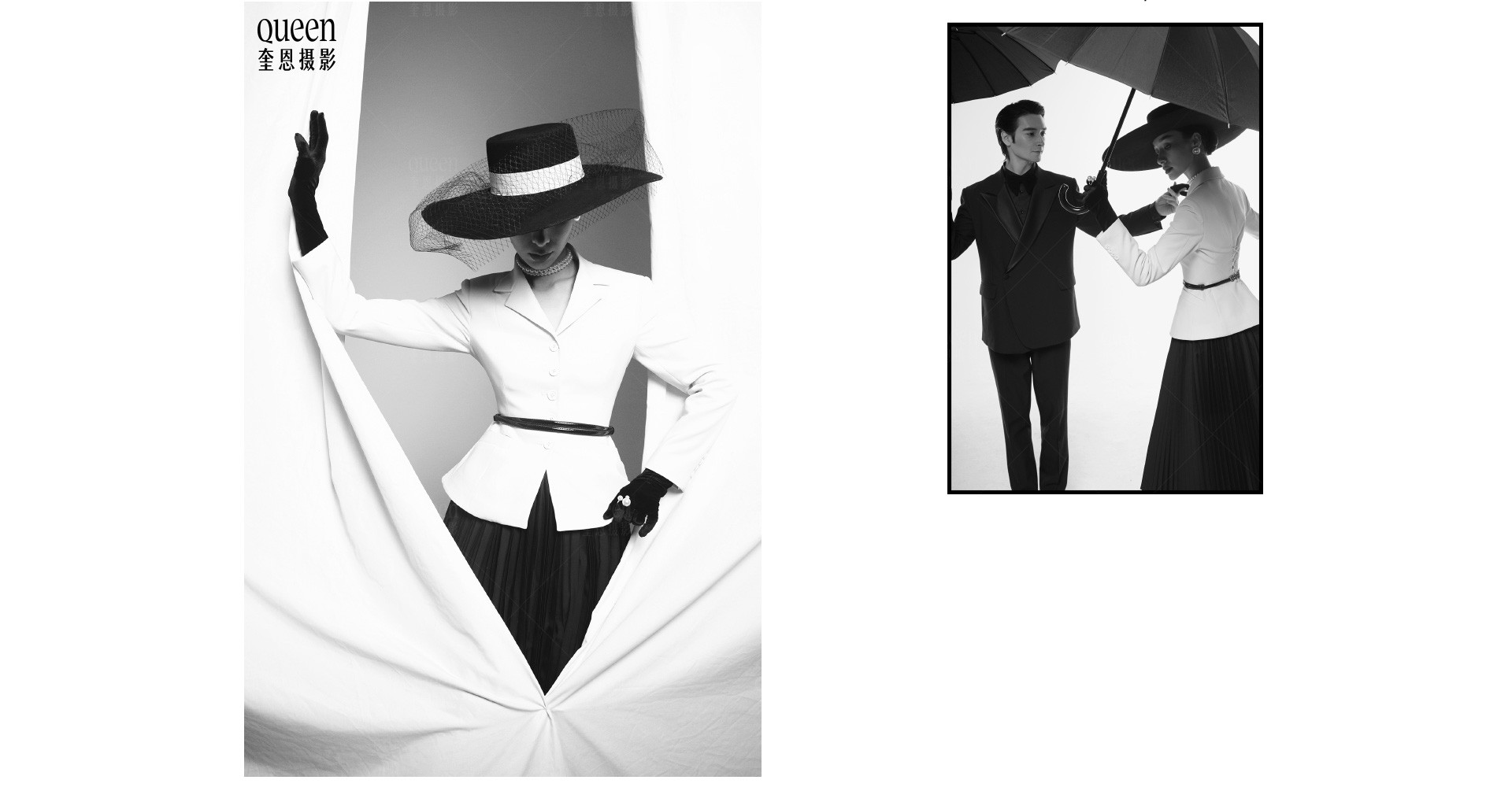 奎恩 X 迪奥·新风貌  |  2022  奎恩摄影  大师肖像  探索二战后的时尚与优雅