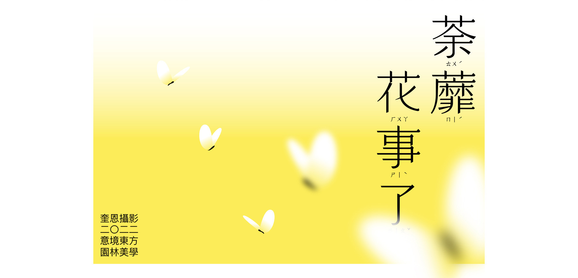 荼蘼花事了 | 2022 奎恩摄影 意境东方 新品发布