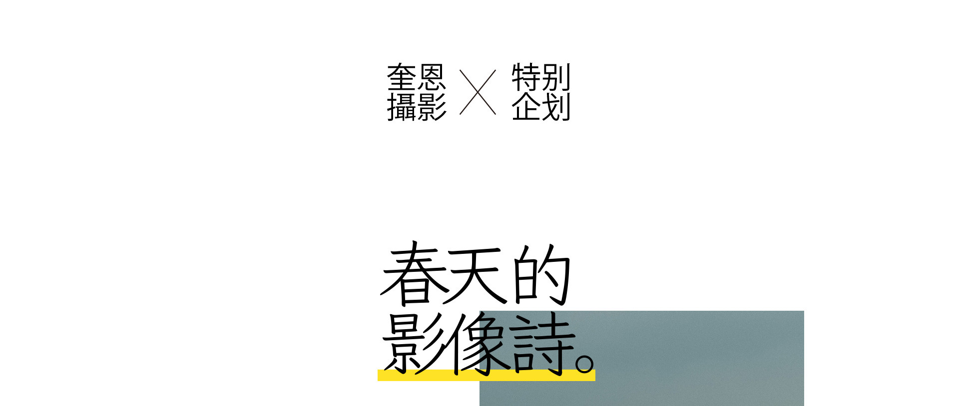 春天的影像诗 | 2023 奎恩摄影 特别企划 新品发布