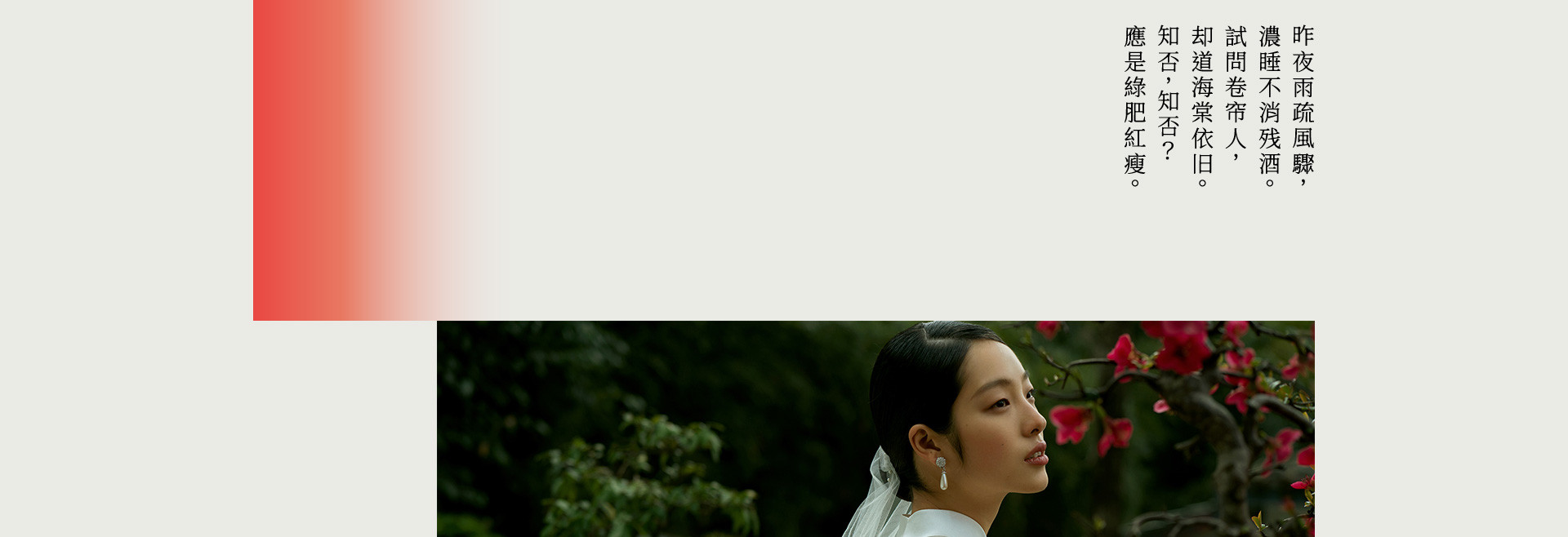 海棠春坞 | 2023 奎恩摄影 意境东方 新品发布