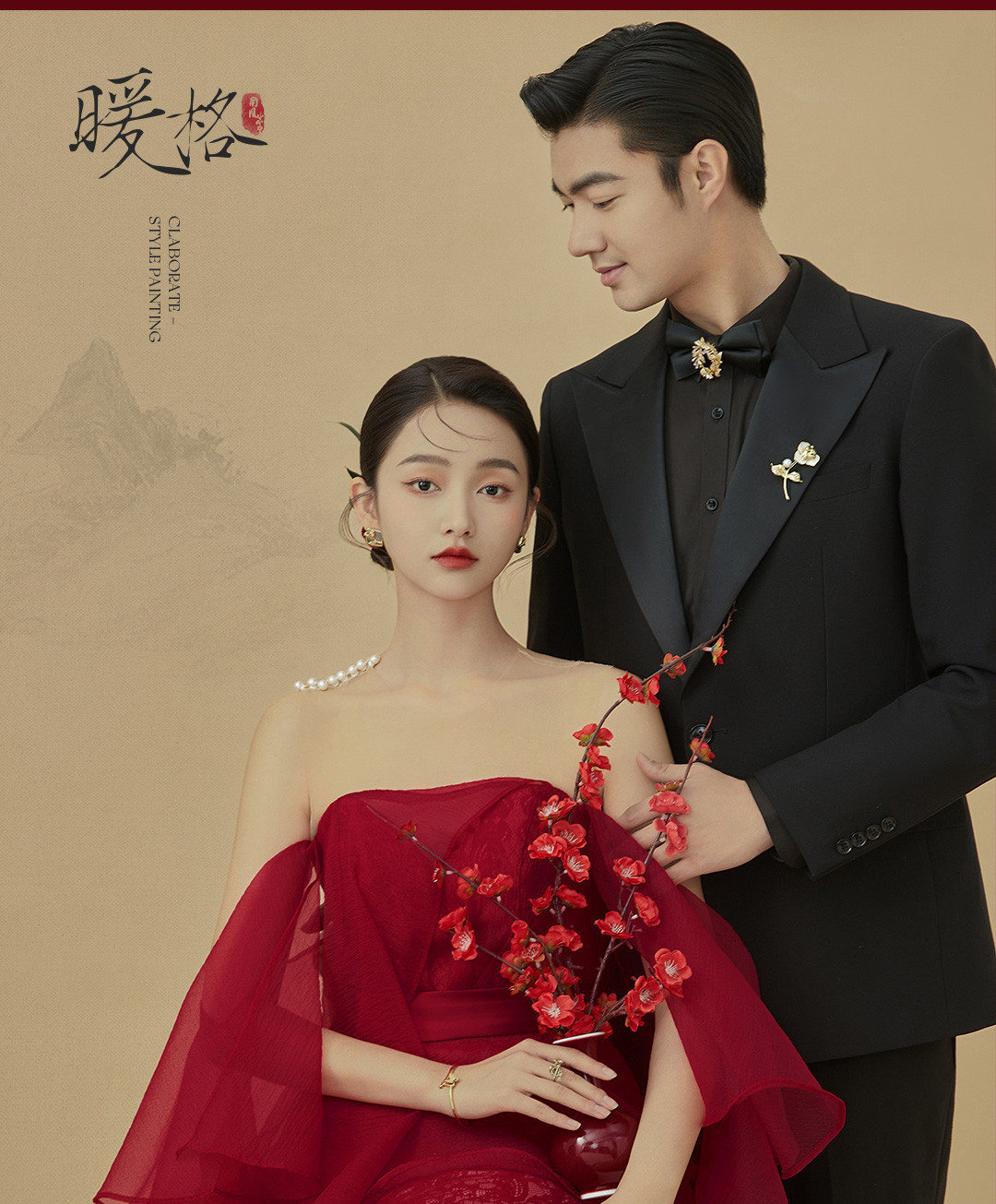 国风灿烂X工笔写意·《挚爱》3.0