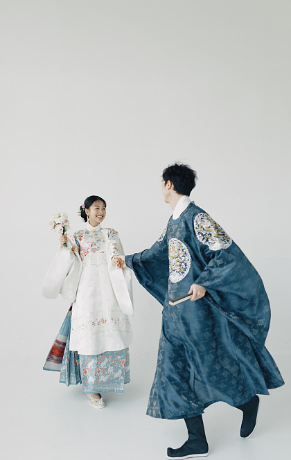 蓝色汉服（内景）