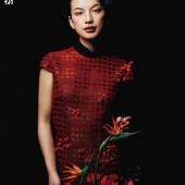 红色旗袍（室内）